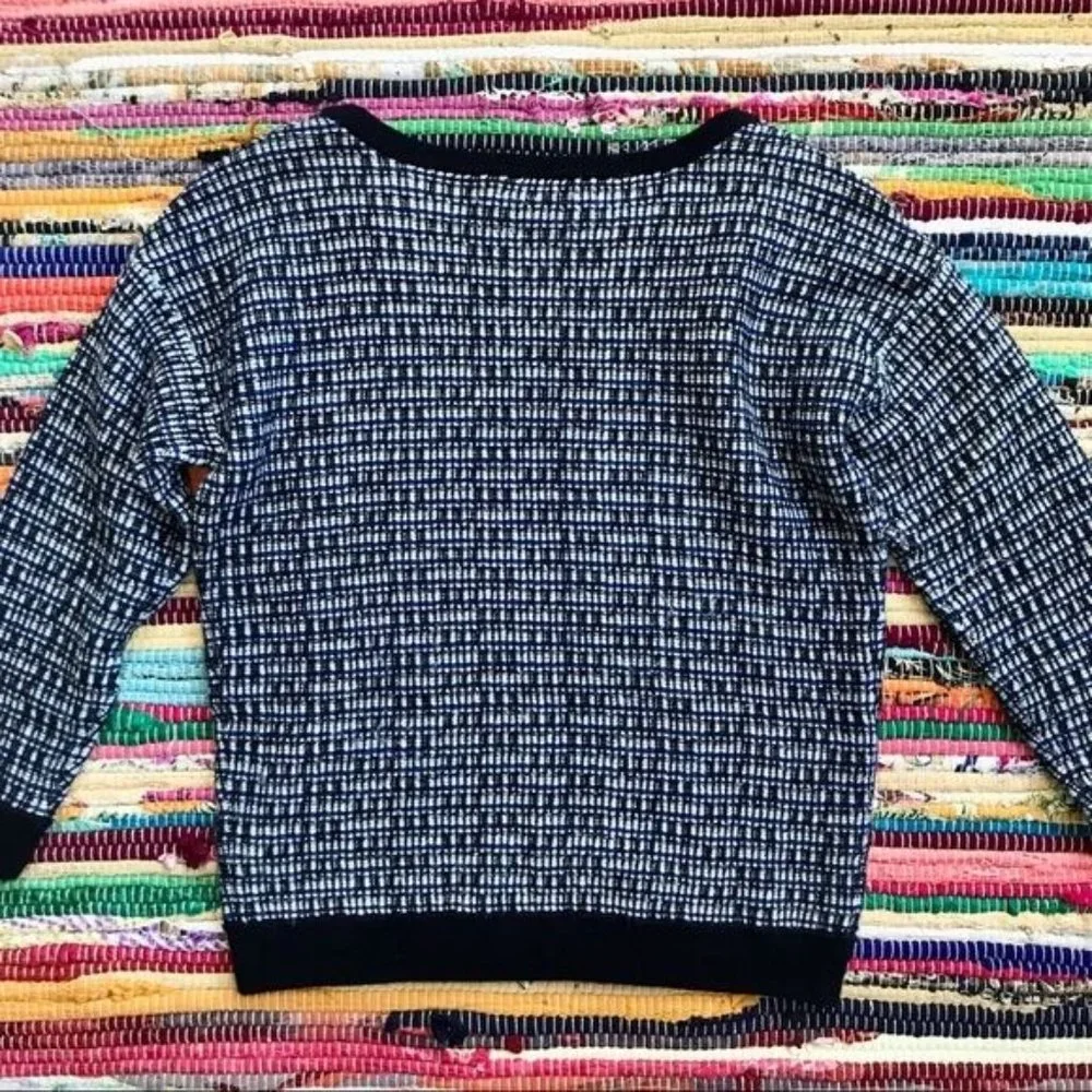 J. Crew ~ Metallic tweed sweater
